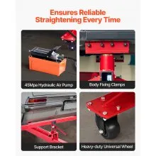 Auto Body Frame Puller Straightener 6T Car Frame Machine 3T Airbag Jack