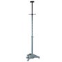 VEVOR Underhoist Stand 1500 LBS Capacity Pole Jack Heavy Duty Jack Stand Car Support Jack Lifting from 1.1 m to 1.8 m, Triangular Base, Two Wheels, Easy Adjustment, Automotive Support, Grey