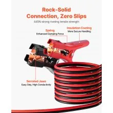 VEVOR Jumper Cables for Car Battery, 20 Feet, 4 Gauge Heavy Duty Automotive Booster Cables for Jump Starting Dead or Weak Batterie, with Carrying Bag, for Cars, Trucks, SUVs, Emergency Roadside Kit