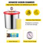 VEVOR 5 Gallon(22 Liter) Vacuum Chamber Kit with 3 CFM 1/4HP Single Stage Vacuum Pump - HVAC A/C Refrigeration Kit