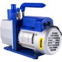 6CFM 2 Stage Refrigerant Vacuum Pump Refrigeration Gauges Tools Air Condition 1/2 HP HVAC