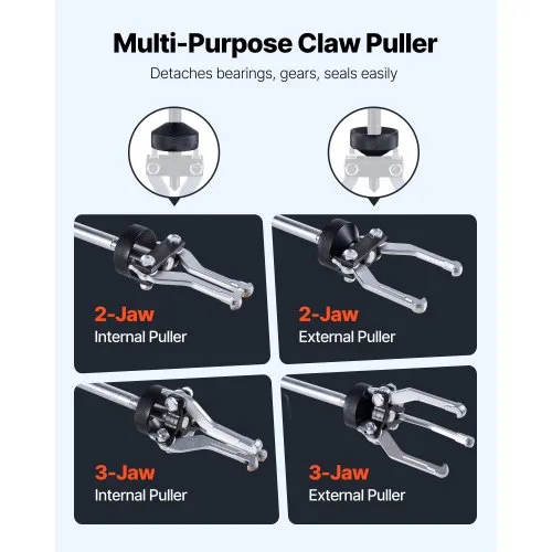 Dent Puller 9-in-1 Slide Hammer Puller Kit - For Bearings, Axles