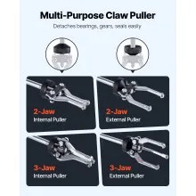 VEVOR 9-Way Slide Hammer Puller Set Front Rear Wheel Hub Bearing Remover 15PCS