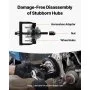 VEVOR Master Wheel Hub & Bearing Remover & Installer Kit, Fits Most Front-Wheel Drive Vehicles, Front Wheel Bearing Removal Tool, Wheel Bearing Installer Kit, Easy Bearing Swaps with No Press Required