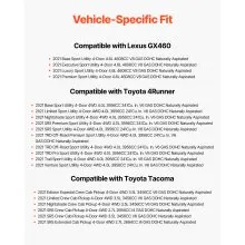 VEVOR Front Wheel Bearing & Hub Assembly Fit for 2021 Toyota 4Runner Base Limited Nightshade Sport Utility Tacoma Edicion Especial Crew Cab Pickup 4-Door 4WD OEM 515201, Wheel Bearing Hub Assembly Set