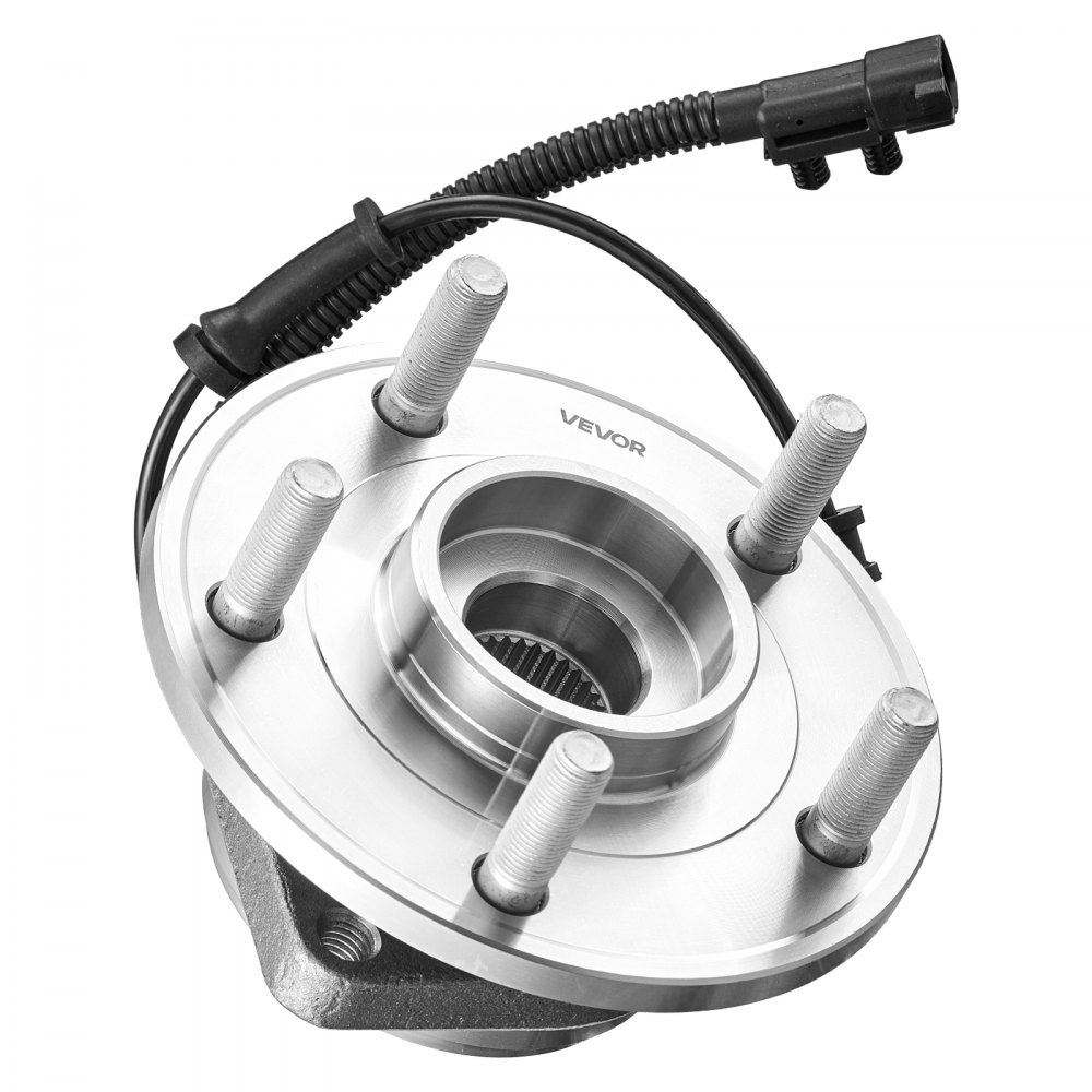 VEVOR 2PCS Front Wheel Bearing & Hub Assembly Fit for Jeep Wrangler 2010 Islander 2016 Rubicon Sahara 75th Anniversary Sport Utility OEM 513272, 5 Lugs with ABS Sensor, Wheel Bearing Hub Assembly Set
