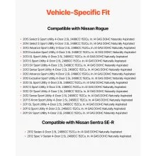 VEVOR 2PCS Front Wheel Bearing & Hub Assembly Fit for 2014-2015 Nissan Rogue Select S Sport Utility 2013 Advance 2012 Sentra SE-R Spec V Sedan 4-Door 2.5L OEM 513298, Wheel Bearing Hub Assembly Set