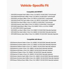 VEVOR 2PCS Front Wheel Bearing & Hub Assembly Fit for 2019 INFINITI QX50 Autograph Essential Luxe ProACTIVE Sport Utility Nissan Maxima Advance Sedan 4-Door OEM 513296, Wheel Bearing Hub Assembly Set
