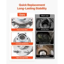 VEVOR 2PCS Front Wheel Bearing & Hub Assembly Fit for 2019 INFINITI QX50 Autograph Essential Luxe ProACTIVE Sport Utility Nissan Maxima Advance Sedan 4-Door OEM 513296, Wheel Bearing Hub Assembly Set