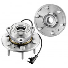 VEVOR 2PCS Front Wheel Bearing & Hub Assembly Fit for Chevy Silverado 1500 4WD 2013 Express 1500 GMC Savana 1500 Base Standard Cargo Van OEM 515036, Wheel Bearing Hub Assembly Set with ABS Sensor