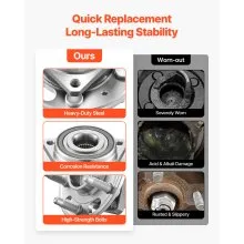 VEVOR 2PCS Front/Rear Wheel Bearing & Hub Assembly Fit for 2020 Chevy Impala LT Premier Sedan 2017 Equinox LS Sport Utility Buick Regal Cadillac XTS Livery Hearse OEM 513288, Wheel Bearing Hub Set