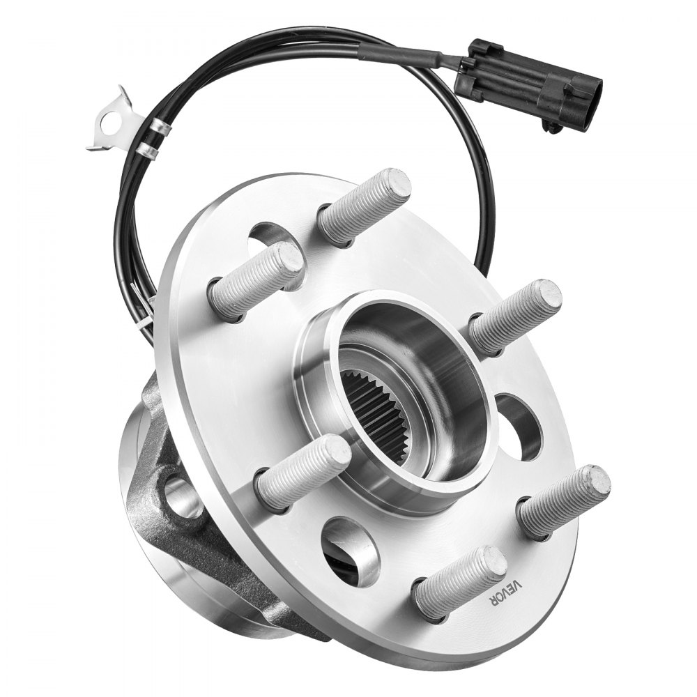VEVOR - Juego de 2 cojinetes y bujes de rueda delantera para Cadillac Escalade 1999-2000, Chevrolet Tahoe 1995-1999, GMC Yukon K1500 Suburban OEM 515024, 6 espárragos con sensor ABS, juego de cojinetes y bujes de rueda