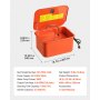 VEVOR Parts Washer, 19L Cleaning Tank, 13L Solvent Capacity, 1.5L per Minute Max Pump Output, Portable Steel Automotive Parts Cleaner with Electric Pump for Wheel Bearings, Gears, and Carburetors