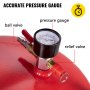 VEVOR Waste Oil Drain Tank 80 L Portable Oil Drain Air Operated Drainer Oil Change, Oil Drain Container, Fluid Fuel Transfer Drainage Adjustable Funnel Height, with Wheel for Easy Oil Removal