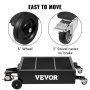 VEVOR Low Profile Oil Drain Pan Truck Drain Pan 95 L with Pump Hose Casters