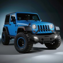 VEVOR Front Bumper Compatible with 2007-2018 Wrangler JK/JKU with LED Light Bars