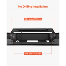 VEVOR Front Bumper Compatible with 2016-2023 Toyota Tacoma with LED Light Bar
