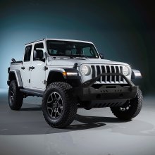 VEVOR Front Bumper Compatible with 2018-2024 Jeep Wrangler JL JLU & Gladiator JT