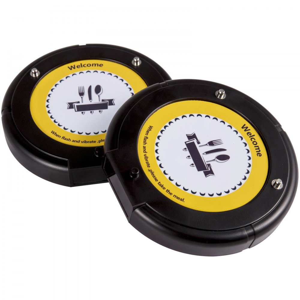Vevor Restaurant Pager Paging System 5 Coasters Wireless Pagers For Restaurants
