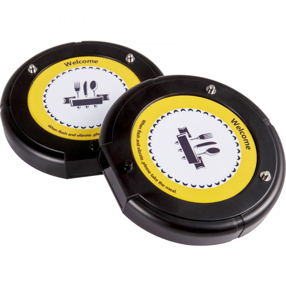 Vevor Restaurant Pager Paging System 5 Coasters Wireless Pagers For Restaurants