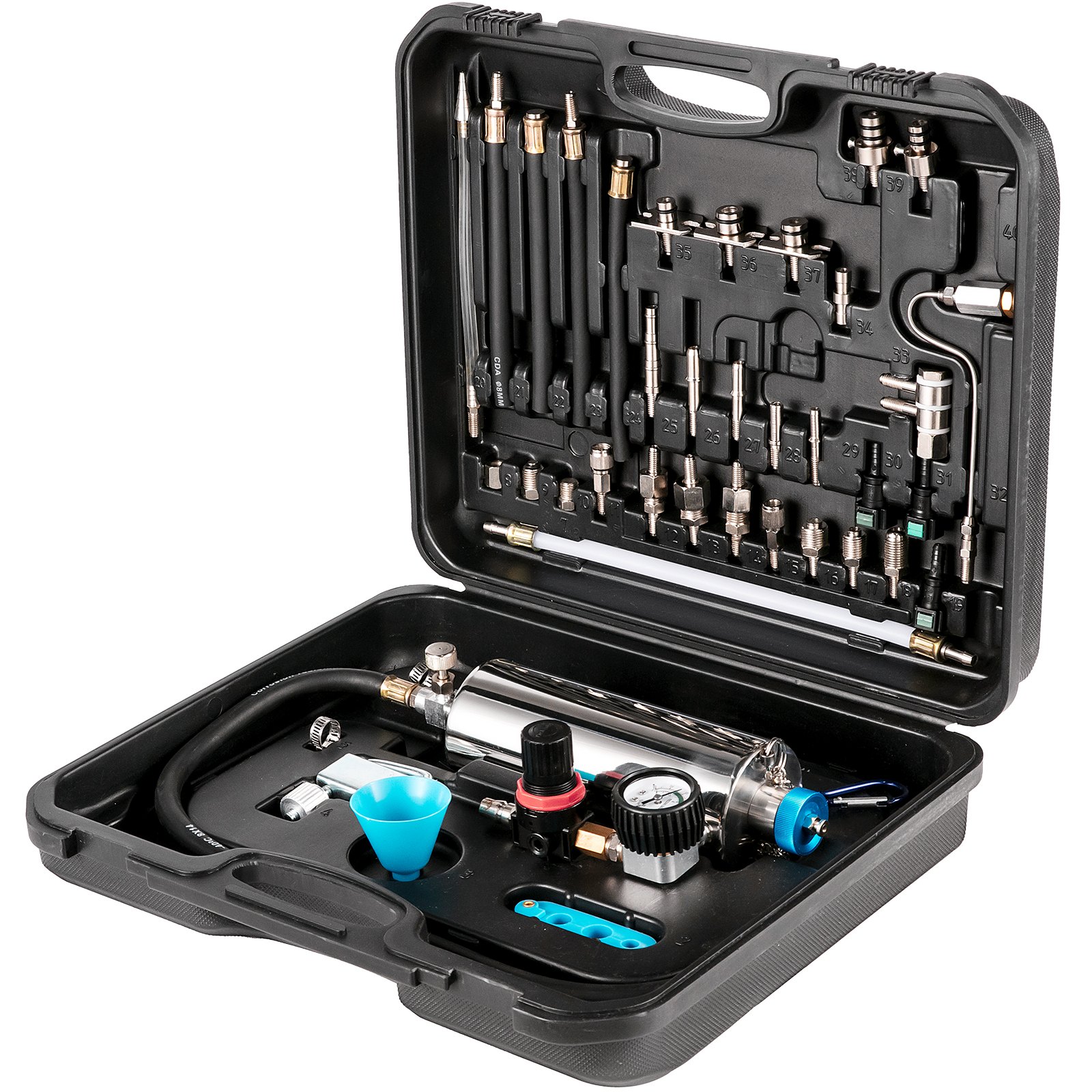 VEVOR Non-dismantle Cleaner Automotive Non-dismantle Fuel Injector Tester and Cleaner Fuel System Fuel Injector Cleaner Tool Set for Petrol EFI Throttle (non-dismantle)