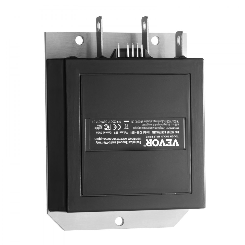 VEVOR Golf Cart Speed Controller, 36V and 350A, DC Motor Controller Replacement for 1994-2019 EZGO Golf Carts, IP65 Rated Protection, Aluminum Alloy & ABS Housing, Compatible with 1206-4301 Models