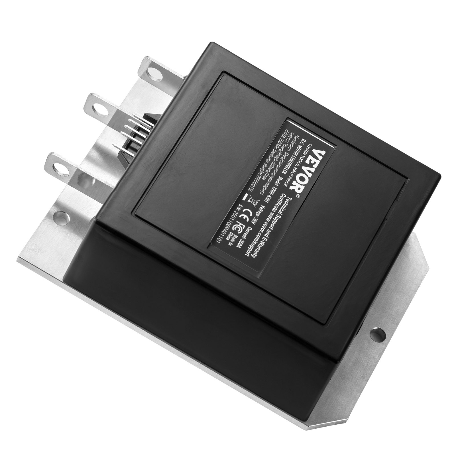 VEVOR Golf Cart Speed Controller, 36V and 350A, DC Motor Controller Replacement for 1994-2019 EZGO Golf Carts, IP65 Rated Protection, Aluminum Alloy & ABS Housing, Compatible with 1206-4301 Models