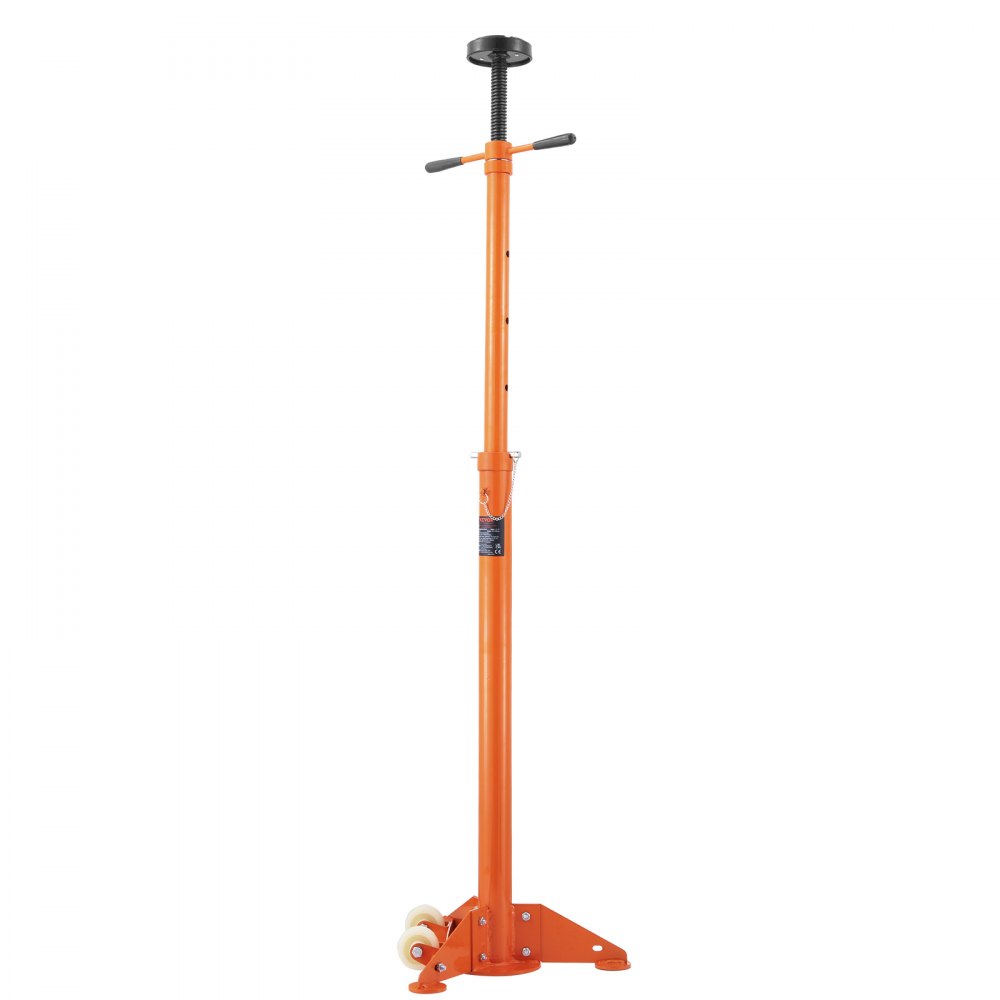 VEVOR underhoist stativ, 3/4 ton kapacitet stang donkraft, Heavy Duty donkraft stativ, bilstøtte donkraft løft fra 43,3" til 70,9", trekantet base, to hjul, nem justering, bilstøtte