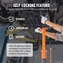 VEVOR underhoist stand with self-locking feature ensuring security, convenience, and locking under a vehicle.