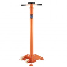 VEVOR Underhoist Support Stand, 3/4 Ton Capacity Under Hoist Jack Stand, Lifting from 38.4" to 74.8", Bearing Mounted Spin Handle, Two Wheels, Self-Locking Threaded Screw, Support Vehicle Components