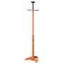 VEVOR Underhoist Support Stand, 3/4 Ton Capacity Under Hoist Jack Stand, Lifting from 38.4 to 75.4 in, Bearing Mounted Spin Handle, Self-Locking Threaded Screw, Two Wheels, Support Vehicle Components