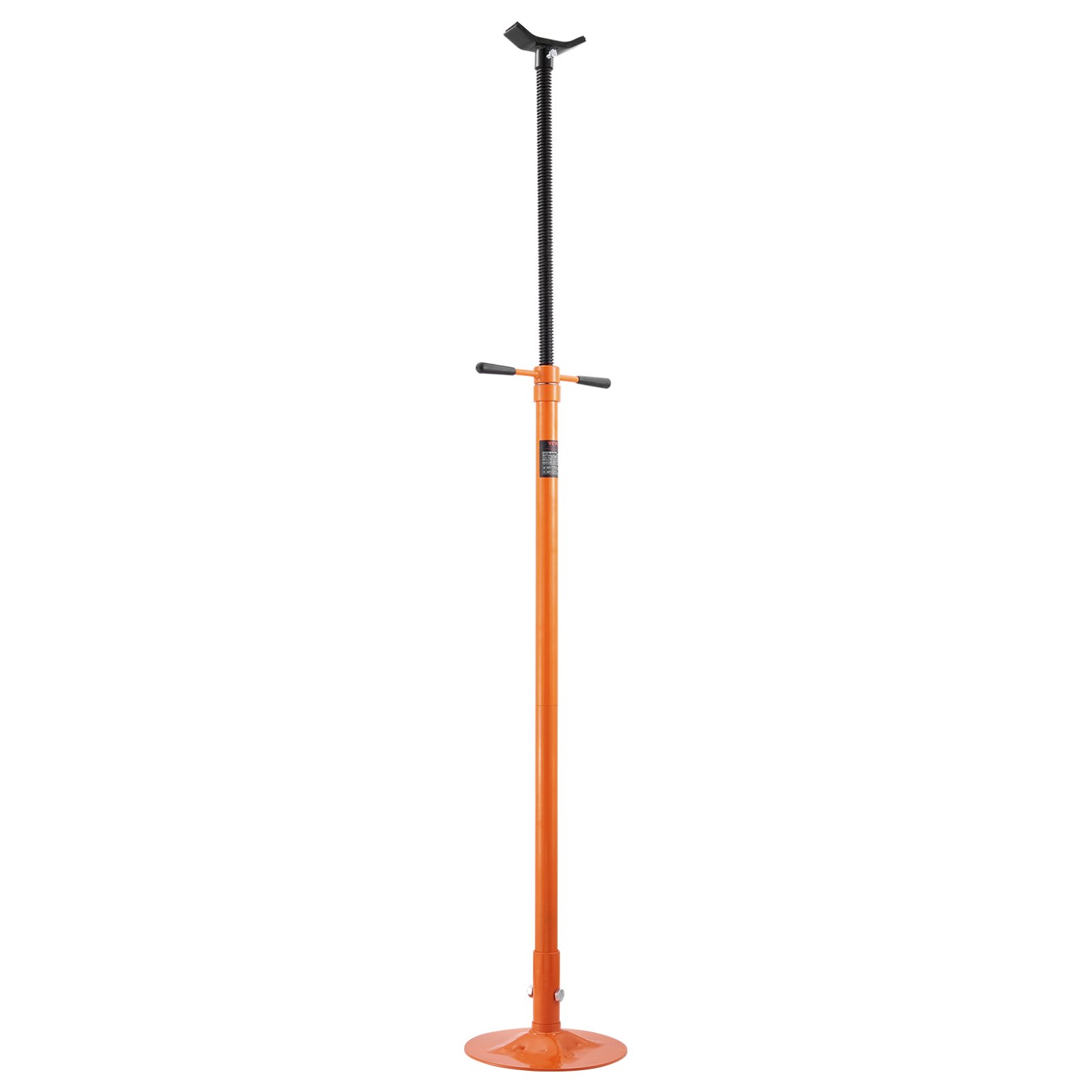 VEVOR Underhoist Support Stand, 3/4 Ton Capacity Under Hoist Jack Stand, Lifting from 52.8 to 76 in, Self-Locking Threaded Screw, Bearing Mounted Spin Handle Pole Jack, Support Vehicle Components