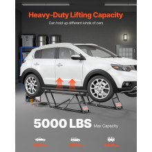 5000 lbs Car Lift Adjustable Car Lifts with Remote Control for Home