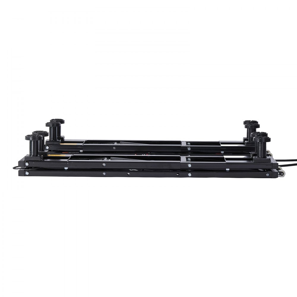 VEVOR Portable Car Lift, 9000 lbs Capacity, Heavy Duty Steel Truck Lift with 28" Max Height, 120V Power Unit, Wheels, 4 Rubber Pads & 4 Lifting Columns for Cars, SUVs, Trucks, Home Garage or Shop Use