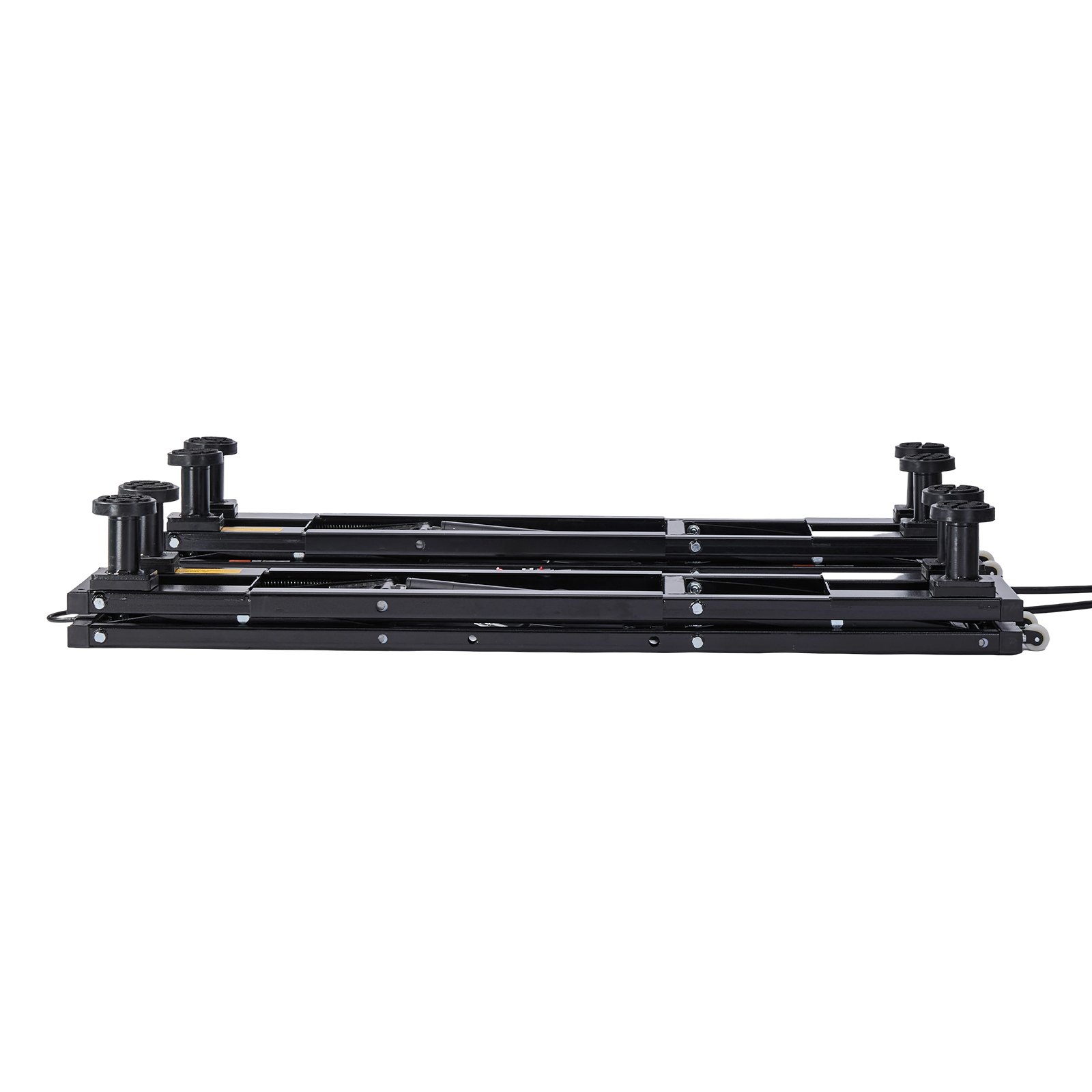 VEVOR Portable Car Lift, 9000 lbs Capacity, Heavy Duty Steel Truck Lift with 28" Max Height, 120V Power Unit, Wheels, 4 Rubber Pads & 4 Lifting Columns for Cars, SUVs, Trucks, Home Garage or Shop Use