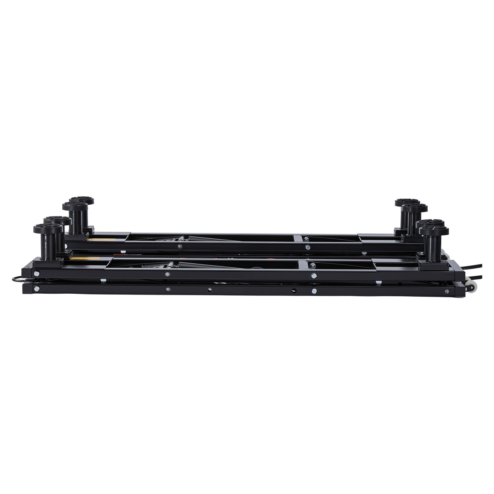 VEVOR Portable Car Lift, 3 Ton Capacity, Heavy Duty Steel Truck Lift with 680 mm Max Height, Pneumatic Pump, Wheels, 4 Rubber Pads & 4 Lifting Columns for Cars, SUVs, Trucks, Home Garage or Shop Use