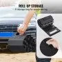 VEVOR 2PCS Traction Boards with TPR for Mud Snow Sand Storage Bags Short Black