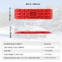 VEVOR 2PCS Traction Boards with PP for Mud Snow Sand Storage Bag Long Red