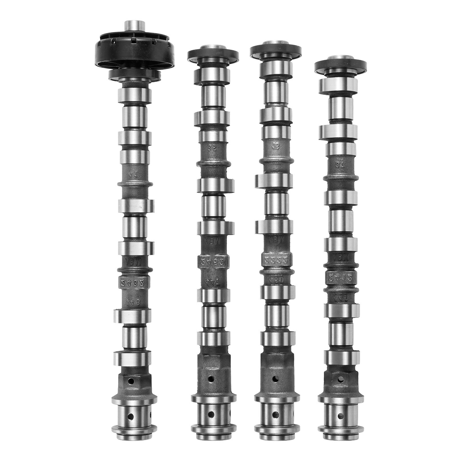 VEVOR 4Pcs Engine Camshaft Set, 05184378AF 05184377AF 05184379AF 05184380A, Fit 2011-2015 Dodge Durango, 2012-2016 Jeep Wrangler, 2014-2016 RAM Promaster 1500/2500/3500, 3.6L