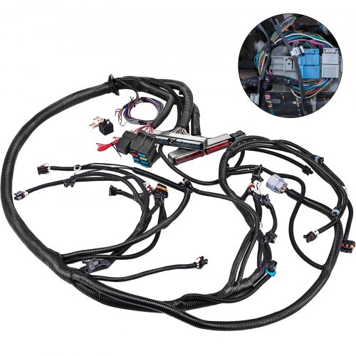 VEVOR 97-02 DBC LS1 LS6 Standalone Wiring Harness for 1997-2002 LS-LSX Engines with RPO Code LS1 LS6 4L60E Transmission