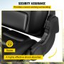 VEVOR Reemplazo universal del asiento plegable de la carretilla elevadora, asiento de suspensión total con ángulo de respaldo ajustable de 180°, se adapta a la mayoría de los asientos mecánicos pesados