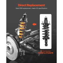 Rear Shock Absorber Strut Assembly 2Pcs Fit 2007-2009 Honda CR-V Models