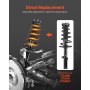 Rear Shock Absorber Strut Assembly 2Pcs Fit 2007-2011 Toyota Camry