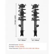 Front Shock Absorber Strut Assembly 2Pcs Fit 2011-2013 Kia Sorento