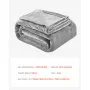 VEVOR Queen Size Blanket, 90 x 90 inches, Lightweight and Fuzzy Throw Blanket for Bed, Cozy Grey Queen Blanket for All Season, Warm Plush Machine Washable Bedding, Grey