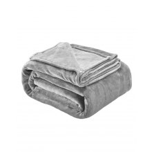 Queen Size Blanket 90 x 90 inches Lightweight Throw Blanket for Bed Grey