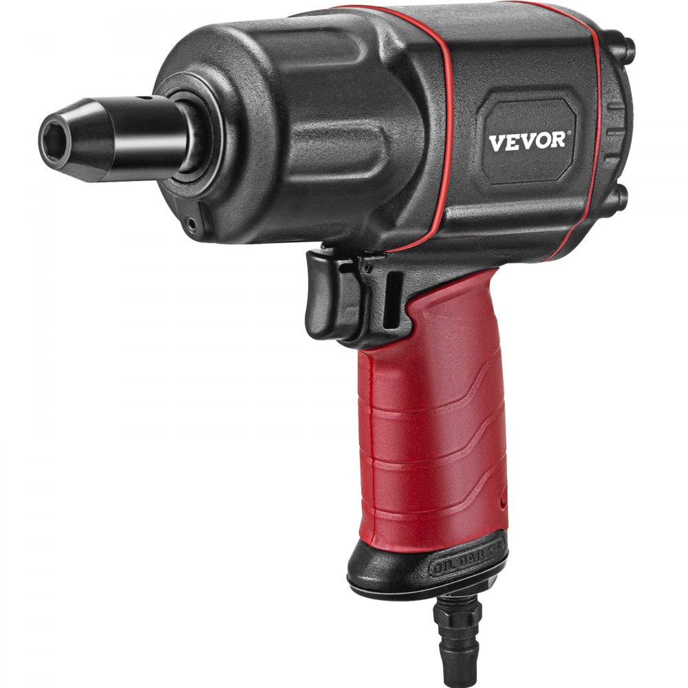 VEVOR 1/2" Pneumatic Air Impact Wrench Rattle Gun Air Tool Twin Hammer