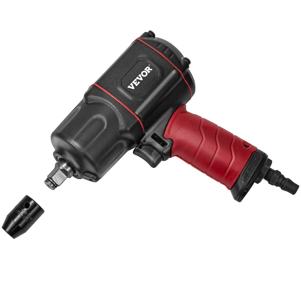 VEVOR 1/2" Pneumatic Air Impact Wrench Rattle Gun Air Tool Twin Hammer