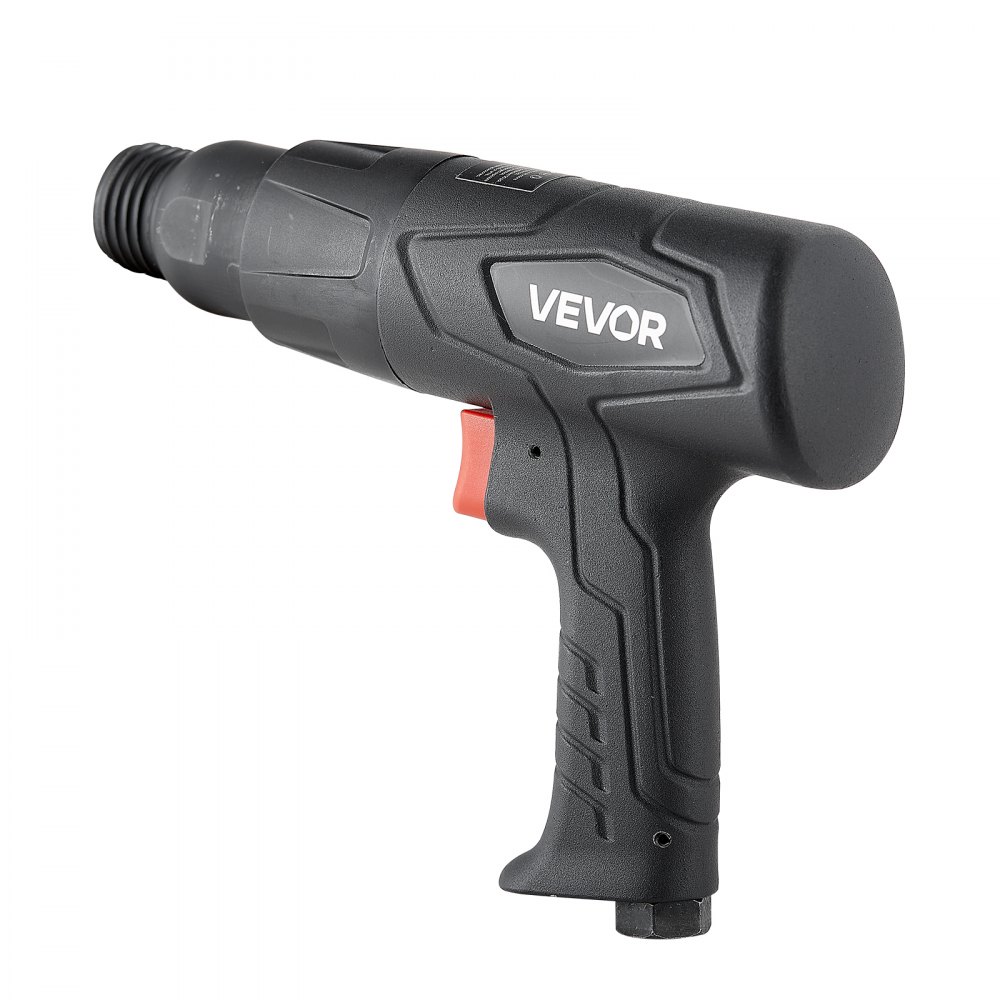 VEVOR Air Hammer, 2500-2700BPM Pneumatic Hammer with 70mm Stroke & 4PCS 170mm Long Barrel Chisels, Pistol-Grip Compact Air Chisel Pneumatic Shovel Tool for Cutting Scraping Demolishing