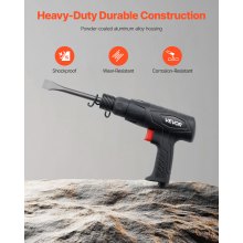 VEVOR Air Hammer 2500-2700 BPM Pneumatic Hammer Air Hammer Kit with 4 Chisels